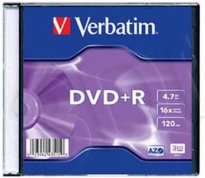 Verbatim DVD+R 4.7 GB 16x 1 sztuka (43515) 1