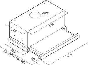 Okap Ciarko SL-S 60 4