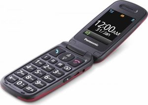 Telefon komórkowy Panasonic KX-TU446 Czarno-czerwony 6