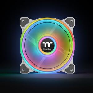 Wentylator Thermaltake Riing Quad 12 RGB TT Premium Edition 3-pack + HUB Białe (CL-F100-PL12SW-A) 2