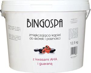 BingoSpa Zmiękczająca kąpiel do skórek i paznokci z kwasami AHA i guaraną 12,5kg 1