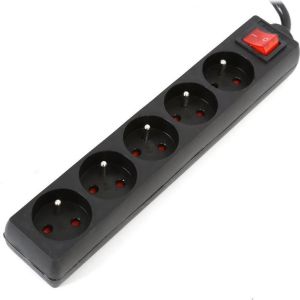 Listwa zasilająca Fiesta 5 gniazd 3 m czarna (42044) 2