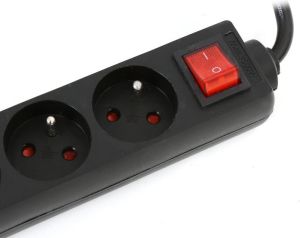 Listwa zasilająca Fiesta 5 gniazd 1.5 m czarna (42042) 3