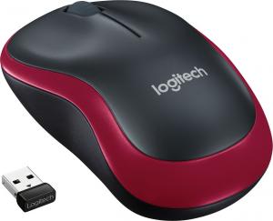 Mysz Logitech M185 Czerwona (910-002240) 2