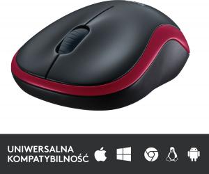 Mysz Logitech M185 Czerwona (910-002240) 6