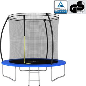 Trampolina ogrodowa vidaXL 92453 z siatką wewnętrzną 8 FT 244 cm 3