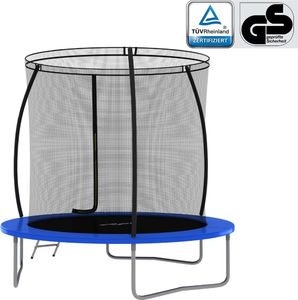 Trampolina ogrodowa vidaXL 92453 z siatką wewnętrzną 8 FT 244 cm 5