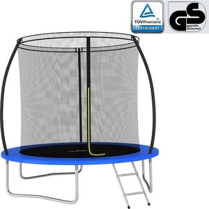 Trampolina ogrodowa vidaXL 92453 z siatką wewnętrzną 8 FT 244 cm 6