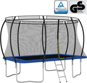 Trampolina ogrodowa vidaXL 92452 z siatką zewnętrzną 335 x 244 cm 2