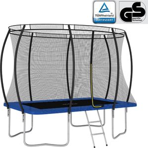 Trampolina ogrodowa vidaXL 92451 z siatką zewnętrzną 274 x 183 cm 2