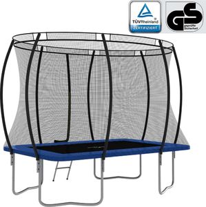 Trampolina ogrodowa vidaXL 92451 z siatką zewnętrzną 274 x 183 cm 5