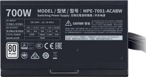 Zasilacz Cooler Master MWE White V2 700W OEM (MPE-7001-ACABW-NL) 5