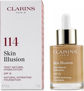 Clarins Skin Illusion Natural Hydrating Foundation SPF 15 114 Cappuccino 30ml 1