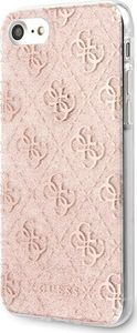 Guess Guess GUHCI8PCU4GLPI iPhone 7/8/SE 2020 różowy/pink hard case 4G Glitter uniwersalny 2