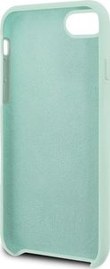 Guess Guess GUHCI8LSLMGGR iPhone 7/8/SE 2020 zielony/green hard case Silicone Vintage Gold Logo uniwersalny 4