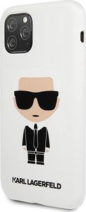 Karl Lagerfeld Karl Lagerfeld KLHCN58SLFKWH iPhone 11 Pro hardcase biały/white Silicone Iconic 2