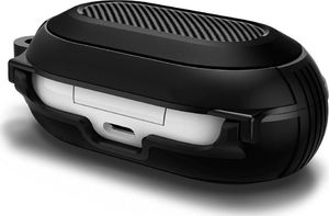 towar w Sosnowcu - Etui i pokrowce do telefonów Spigen Spigen Rugged Armor Buds/Buds Plus Case czarny/black ASD00993 () - Morelenet_6935287 6
