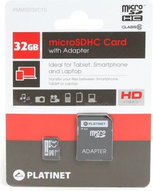 Karta Platinet MicroSDHC 32 GB Class 10  (41843) 2
