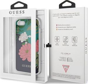 Guess Guess GUHCI8PCUTRFL01 iPhone 7/8/SE 2020 czarny/black N1 Flower Collection Shiny uniwersalny 5