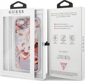 Guess Guess Flower Shiny Collection N2 etui na iPhone SE 2020 / 8 / 7 (lilie) 5