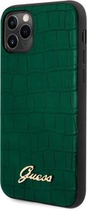 Guess Guess GUHCN58PCUMLCRDG iPhone 11 Pro zielony/dark green Croco Collection uniwersalny 2