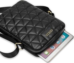 Etui na tablet Guess Guess Torba GUTB10QLBK 10" czarna/black Quilted Tablet Bag 4