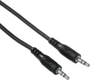 Kabel Hama Jack 3.5mm - Jack 3.5mm 1.5m czarny (000489120000) 1