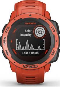 Zegarek sportowy Garmin  Instinct Solar Czerwony  (010-02293-20) 2