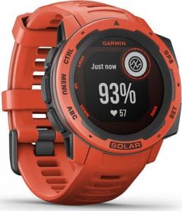 Zegarek sportowy Garmin  Instinct Solar Czerwony  (010-02293-20) 3