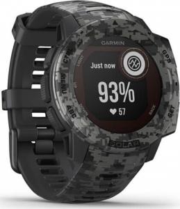Zegarek sportowy Garmin  Instinct Solar Camo Szary  (010-02293-05) 3
