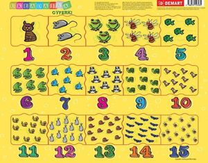 Demart Puzzle ramkowe - Cyferki dla dzieci 1