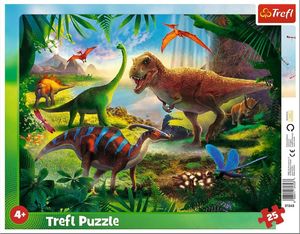 Trefl Puzzle ramkowe 25 Dinozaury TREFL 1