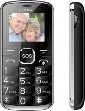 Telefon komórkowy Compas E04 Dual SIM, Czarny (41547) 4