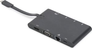 Stacja/replikator Digitus Travel Docking USB-C (DA-70865) 1