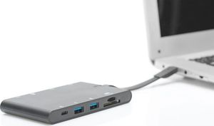 Stacja/replikator Digitus Travel Docking USB-C (DA-70865) 2