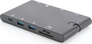 Stacja/replikator Digitus Travel Docking USB-C (DA-70865) 6