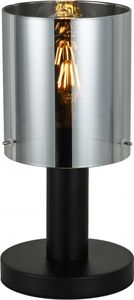 Lampa stołowa Italux Lampa nocna dymiona Italux Sardo TB-5581-1-BK+SG 1