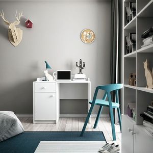 Biurko Elior Happy 9X Białe 100 cm x 60 cm 3