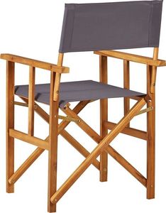 Elior krzesło reżyserskie składane Martin, popielate (7379) 4