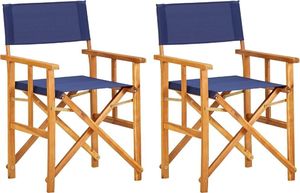 Elior komplet krzeseł reżysera Martin, niebieskie (7376) 1