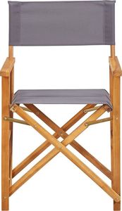 Elior zestaw krzeseł reżyserskich ogrodowych Martin, szare (7375) 5