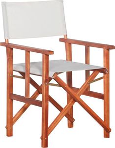 Elior krzesło reżyserskie tarasowe Martin, białe (5503) 1