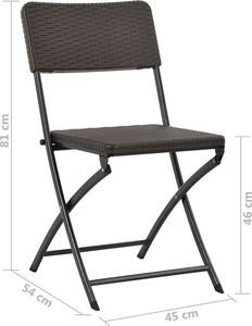 Elior składane krzesła ogrodowe Otavio, 2 sztuki (5483) 10