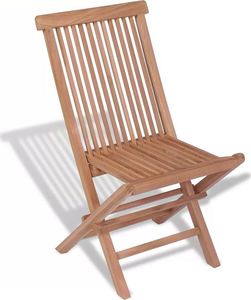 Elior składane krzesła ogrodowe tekowe Soriano, 2 sztuki (5375) 3