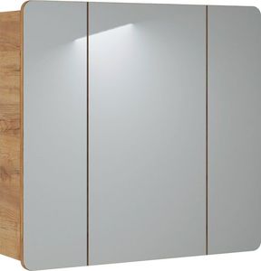 Elior Podwieszana szafka łazienkowa z lustrem Borneo 14X - Biala 1