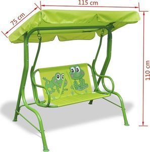 Elior Huśtawka dla dzieci Fino - Żabka (E3765) 4