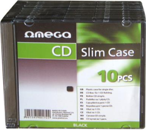 Omega Pudełko Slim Case 1 płyta x10 szt. (40172) 1