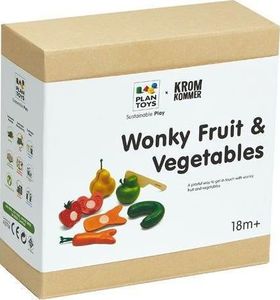 Plan Toys Plan Toys - Drewniane warzywa i owoce uniwersalny 1