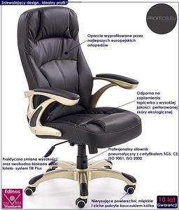 Krzesło biurowe Profeos Karel Czarne 2