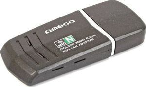 Karta sieciowa Omega USB Wi-Fi adapter 300m (41098) 1